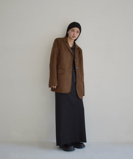 Fake Suede Tailored Jacket t1911-336