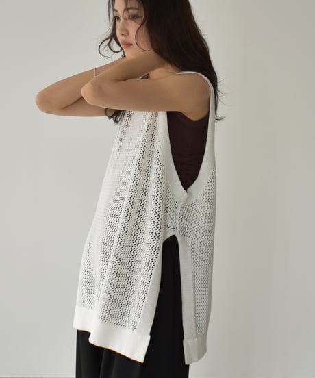 Mesh Knit Vest t1911-380