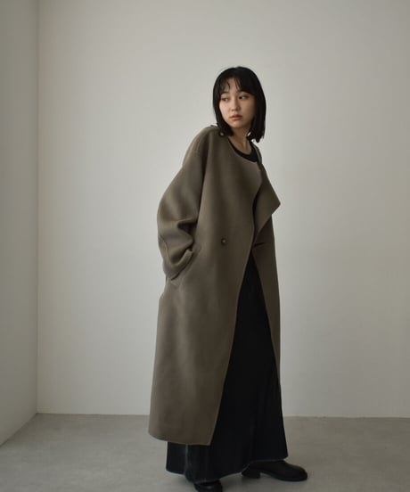 Nocollar Wool Long Coat c1911-25