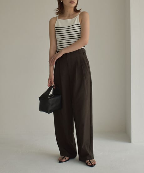 Border Knit Camisole t1911-202