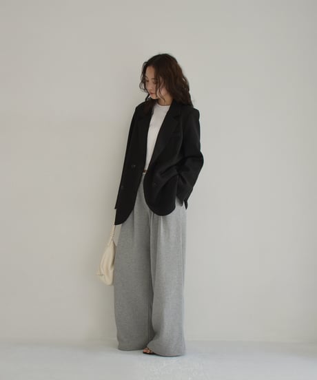 Double Waist Tuck Sweat Pants bo2000-146