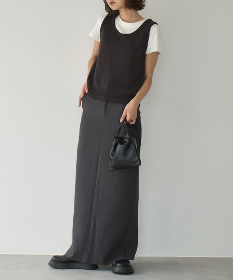 Round Neck Knit Vest t1911-407