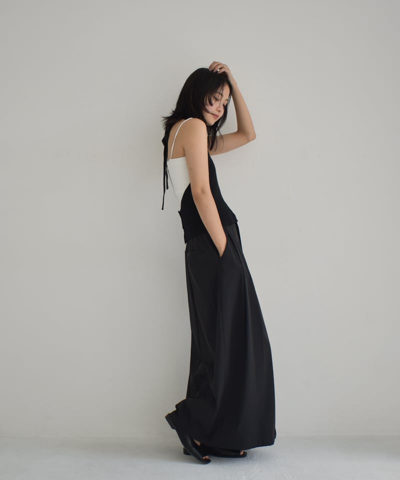 Tuck Cocoon Skirt bo2000-114 | cizatto