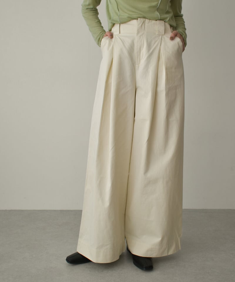 Tuck Wide Pants | cizatto Tuck Wide Pants | cizatto