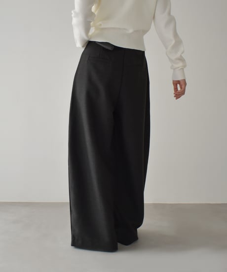 Highwaist Cocoon Silhouette Pants bo2000-178
