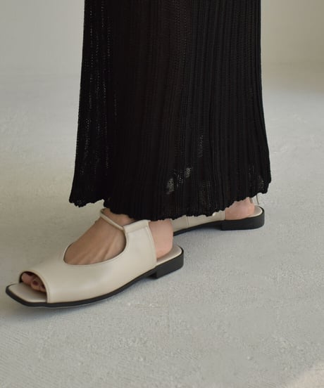 Square Toe Laceup Sandal s1912-35