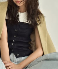 Rib Knit Baretop np-t1911-375