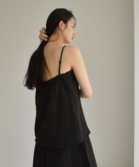 Cottonlinen Jacquard Camisole【セットアップ着用可能】 t1911-203
