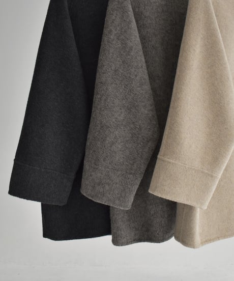 Stand Collar Midi Wool Coat c1911-61