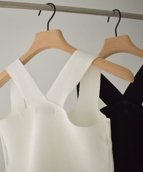 Square Neck Knit Tanktop t1911-193