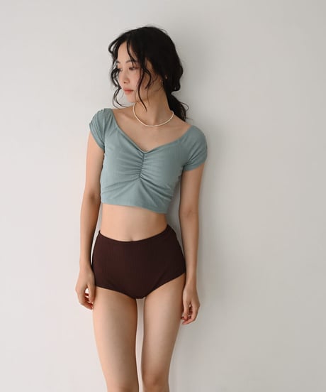 Half Sleeve Separate Swim Wear sw2000-13