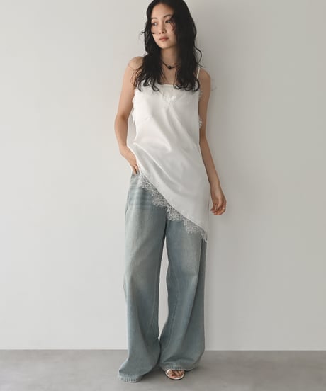 Asymmetry Lace Camisole t1911-529