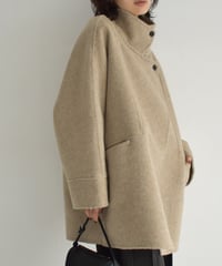【Pre Order】11月中旬入荷分 予約販売 Stand Collar Midi Wool Coat c1911-61