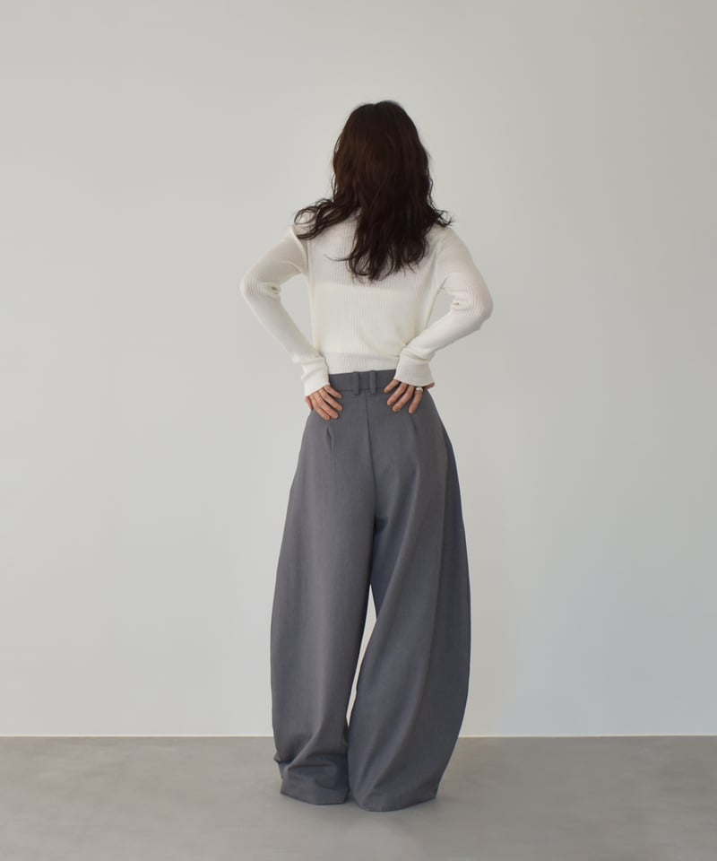 Cocoon Silhouette Pants bo2000-143 | cizatto
