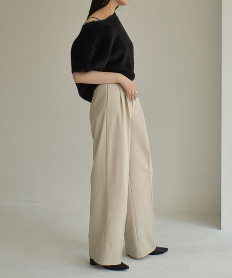 Shaggy Cropped Tops t1911-217