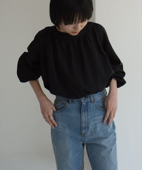 Stripe Sheer Blouse t1911-178