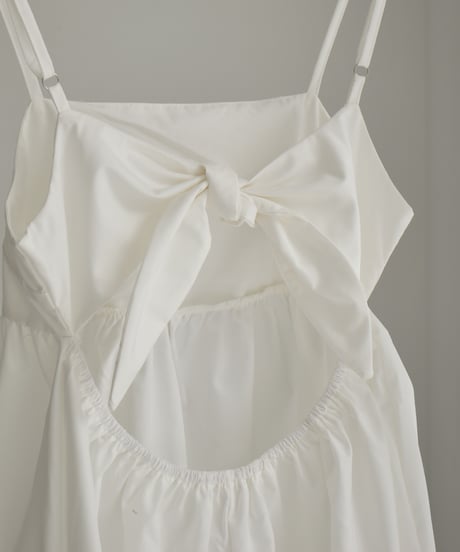 Back Ribbon Peplum Camisole t1911-299