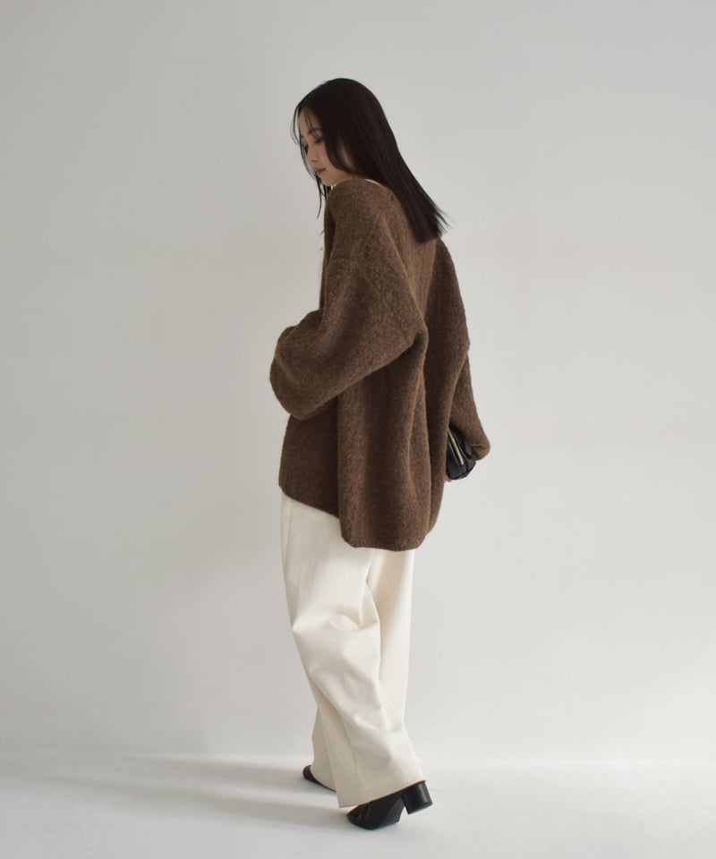 Volume Sleeve Knit Cardigan t1911-339 | cizatto