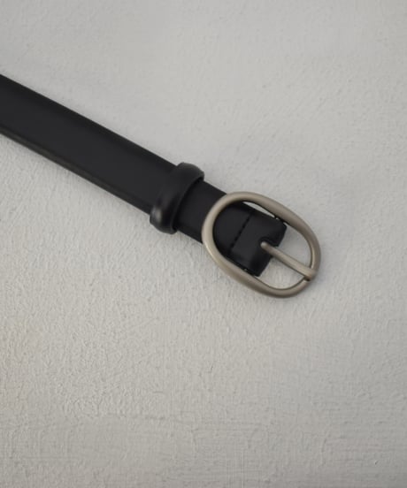 Oval Buckle Leather Belt be1913-100