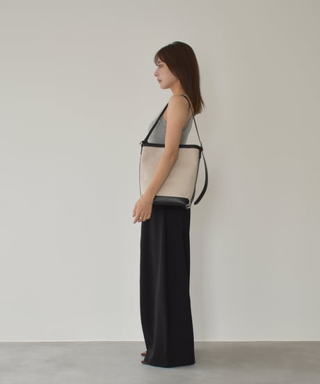 Bicolor Canvas Bag b1910-40