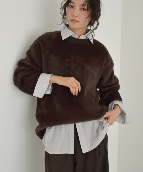 Shaggy Knit Pullover t1911-490