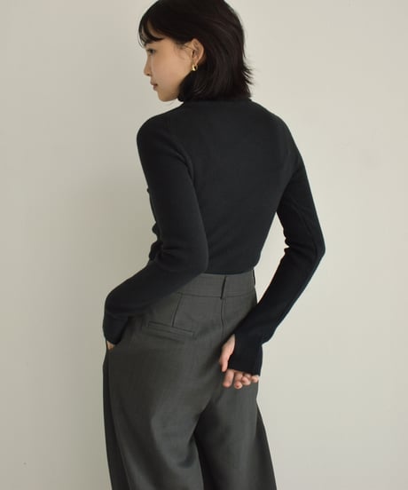 Thumbhole Turtleneck Knit Tops t1911-235