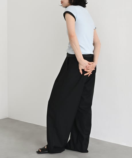 Three Tuck Wide Pants bo2000-181