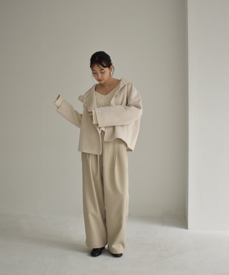 Wool Stand Collar Short Coat ⅽ1911-38 | cizatto
