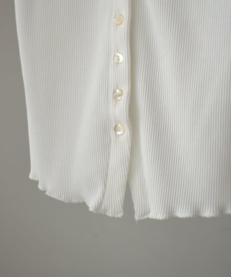 Rib Nosleeve Cardigan t1911-392