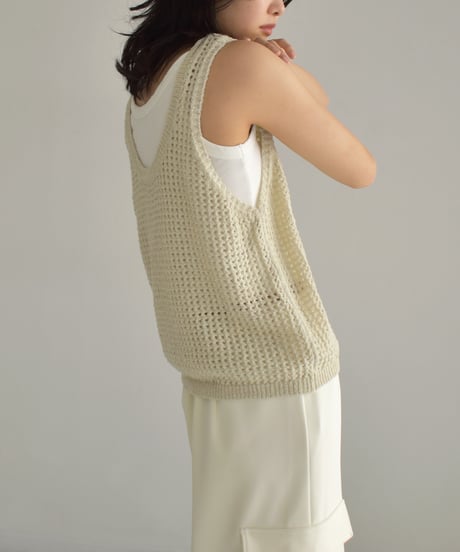 2Set Mesh Knit Tops t1911-286