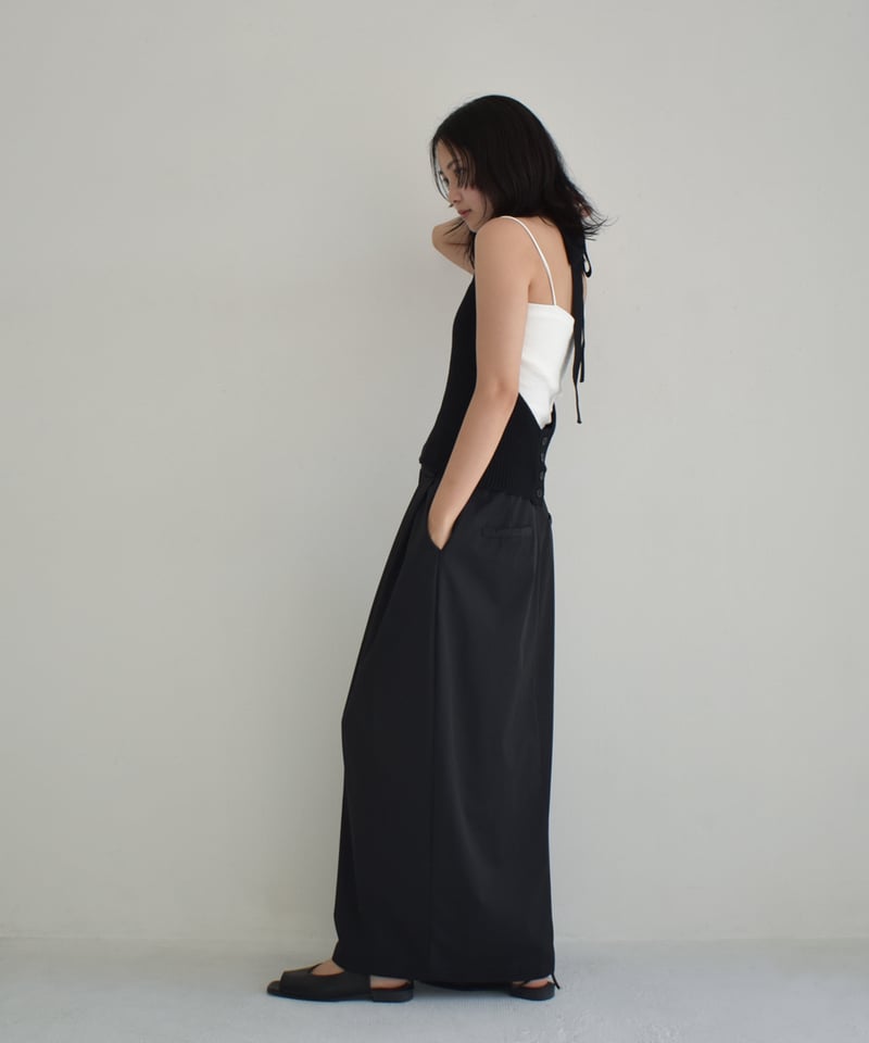 トップス Riu Halter neck ribbon knit Riu Halter neck ribbon knit