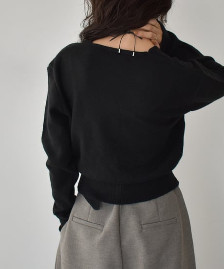 Compact Vneck Knit Cardigan t1911-453