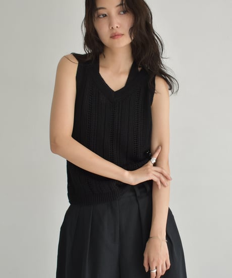 Layered Design Mesh Nosleeve t1911-400