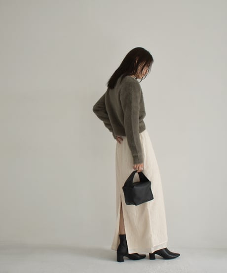 Shaggy Short Knit Cardigan t1911-311