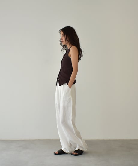 Tuck Linen Pants bo2000-164