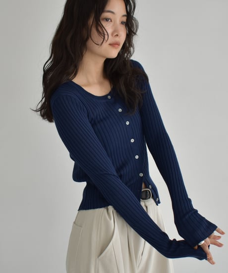 Sheer Rib Compact Cardigan t1911-451