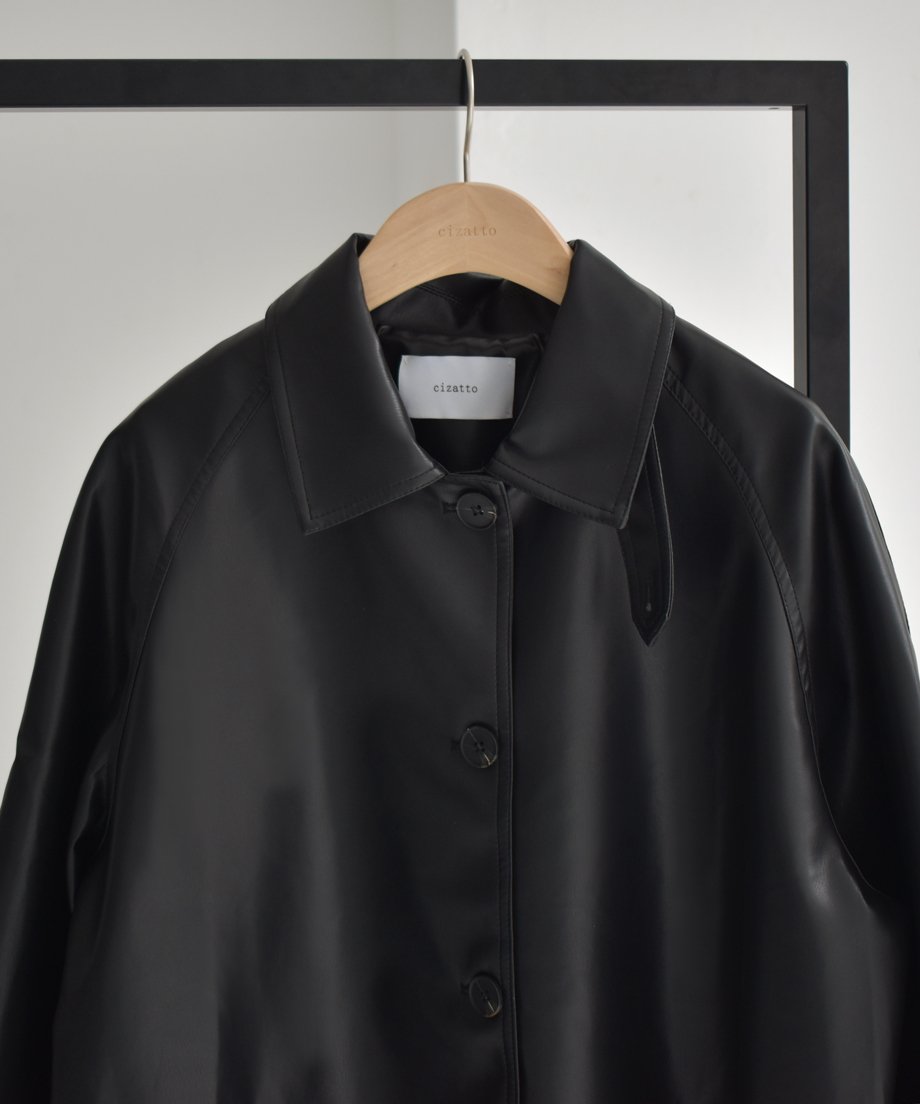 Fake Leather Jacket【cizatto完売品】 ＊週末限定価格＊ Fake Leather Jacket【cizatto完売品】 ＊週末限定価格＊