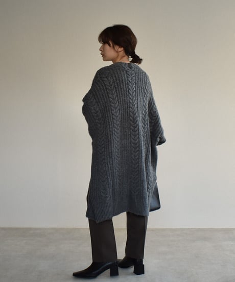 Cable Volume Knit Cardigan t1911-48
