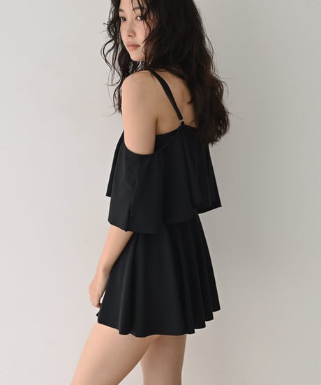 2way Frill Shoulder Swim Wear sw2000-12