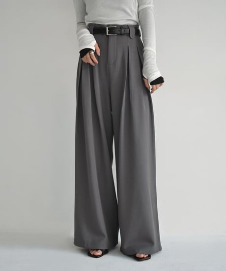 Double Tuck Highwaist Pants bo2000-140