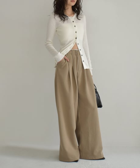 Double Waist Tuck Sweat Pants bo2000-146