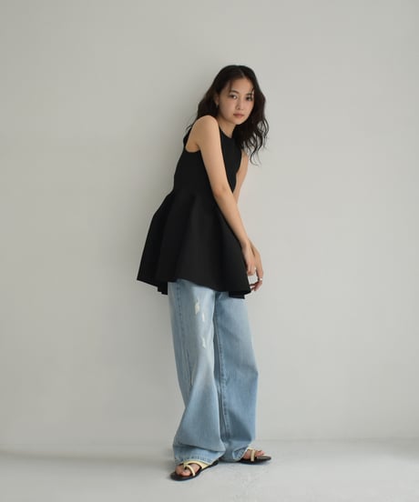 Peplum Knit Tops t1911-401