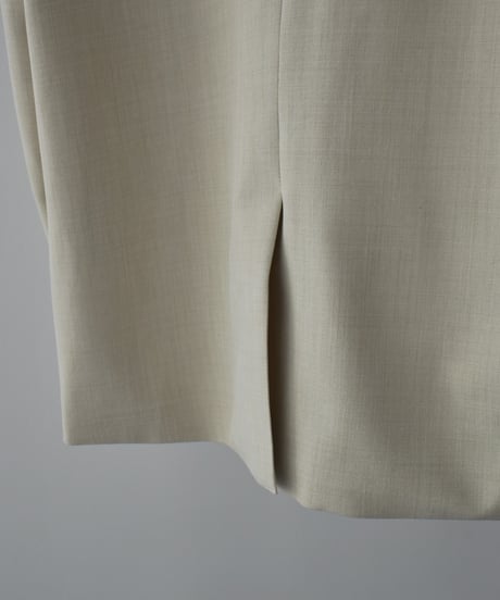 Linen Mix Double Breasted Jacket（Light beige） t1911-518