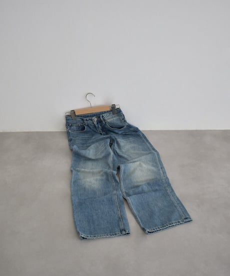 Slit Pocket Straight Denim bo2000-197