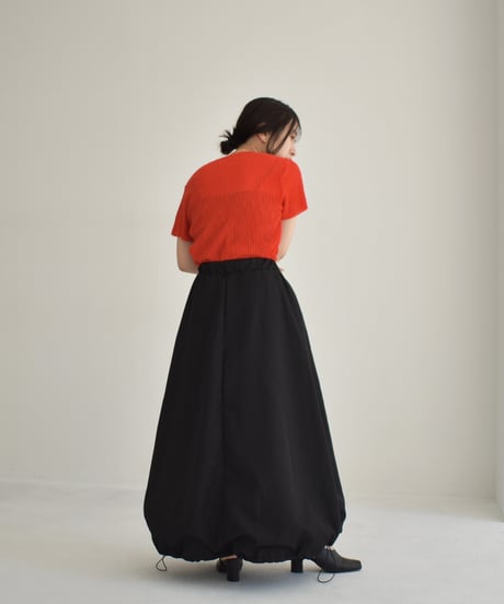 Drawstring Balloon Skirt bo2000-110
