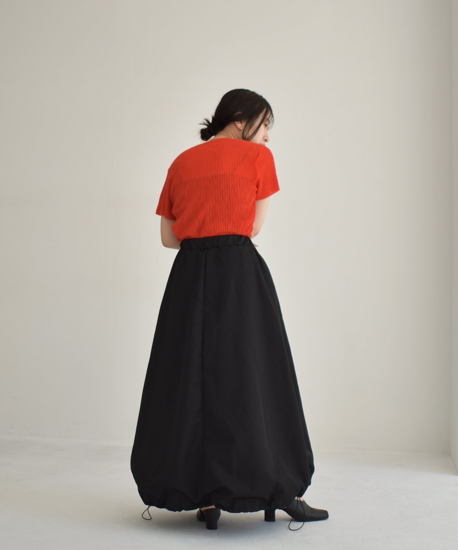 Drawstring Balloon Skirt bo2000-110 | cizatto Drawstring Balloon Skirt bo2000-110 | cizatto