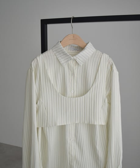 Stripe Bustier Shirt t1911-516