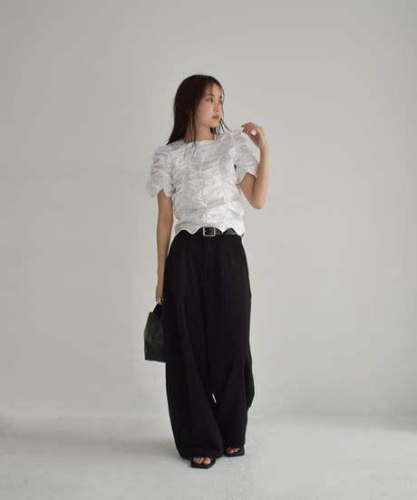 Shirring Compact Blouse t1911-374