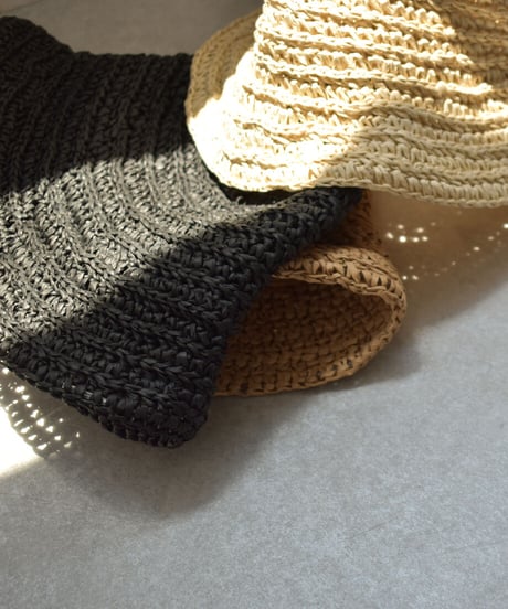 Straw Bucket Hat h2000-3