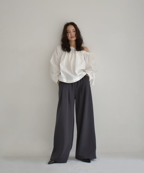 Double Waist Tuck Sweat Pants bo2000-146